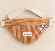Banane enfant Marta en velours orange clair
