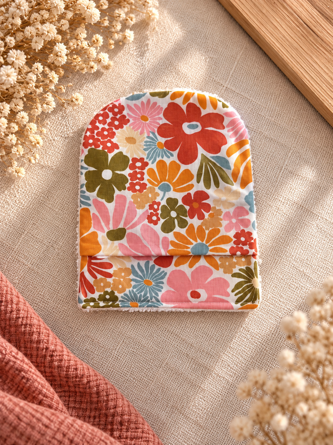 Débarbouillette Pâquerettes – motif fleuri
