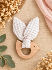 Hochet de dentition Flamingo – arrière
