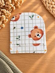 Petit sac assorti aux lingettes lavables Bear