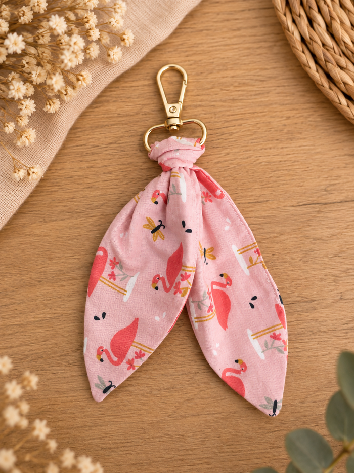 Porte-clé Flamingo – Atelier Malou 284