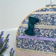 Détail du tambour porte-barrettes Lavande Atelier Malou 284