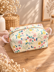 Trousse de toilette Marguerite – vue de côté